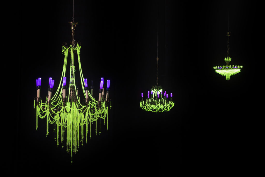 Ken & Julia Yonetani: Crystal Palace – The Great Exhibition of the Works of Industry of all Nuclear Nations (2013). Perpetual Uncertainty, Z33 House for Contemporary Art, 17 September–10 December 2017. © Kristof Vrancken / Z33.